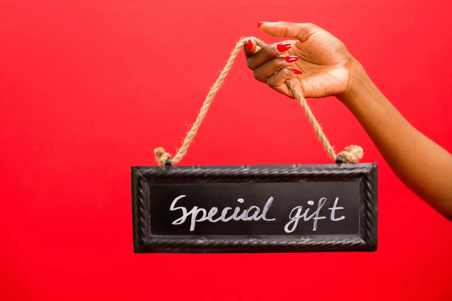 Special gift sign